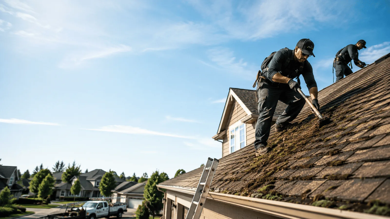 Roof Moss Removal in Cameron, IL near me